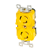 MARINCO LOCKING RECEPTACLE 15A 125 YELLOW Part Number: 4700CR