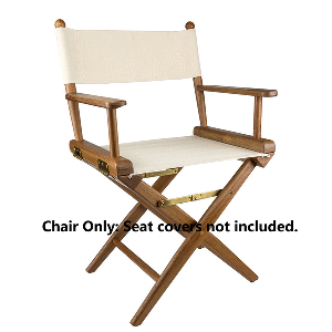 Whitecap Director&#39;s Chair w/o Seat Covers - Teak CD-89204