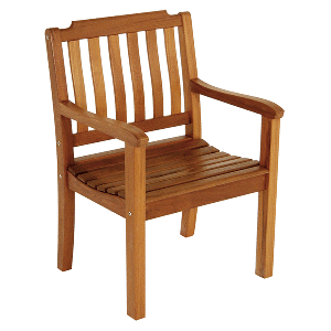 Whitecap Garden Chair w/Arms - Teak CD-89216