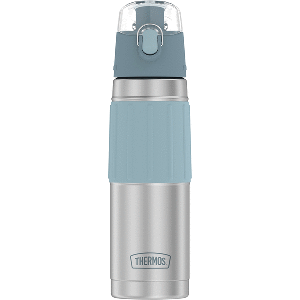 Thermos Vacuum Insulated 18oz Hydration Bottle - Stainless Steel w/Grey Grip CD-89233