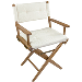 WHITECAP TEAK DIRECTOR'S CHAIR WITH CREAM CUSHION Part Number: 61043