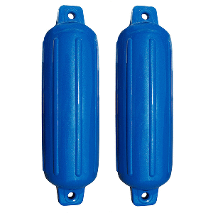 Taylor Made 5&quot; Boat Gard Fender w/No Rope - Blue *2-Pack CD-89776