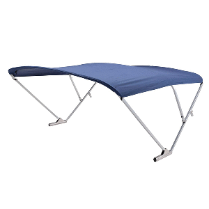 SureShade Power Bimini - Clear Anodized Frame - Navy Fabric CD-90133
