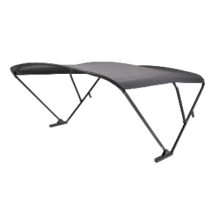 SureShade Power Bimini - Black Anodized Frame - Black Fabric CD-90136