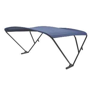SureShade Power Bimini - Black Anodized Frame - Navy Fabric CD-90140