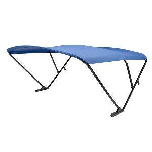 SureShade Power Bimini - Black Anodized Frame - Pacific Blue Fabric CD-90141