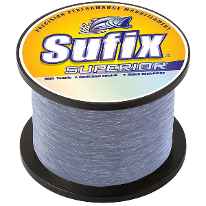 Sufix Superior Smoke Blue Monofilament - 20lb - 11745 yds CD-90360