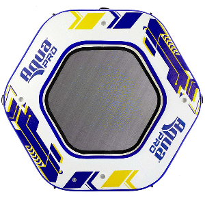 Aqua Leisure 10&#39; Hexagonal Inflatable Island w/Mesh Center CD-90474