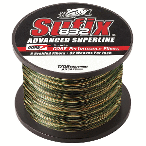 Sufix 832&reg; Advanced Superline&reg; Braid - 6lb - Camo - 1200 yds CD-90731