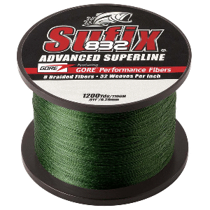 Sufix 832&reg; Advanced Superline&reg; Braid - 6lb - Low-Vis Green - 1200 yds CD-90733