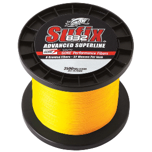 Sufix 832&reg; Advanced Superline&reg; Braid - 15lb - Hi-Vis Yellow - 3500 yds CD-90814