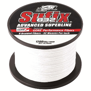 Sufix 832&reg; Advanced Superline&reg; Braid - 30lb - Ghost - 1200 yds CD-90866