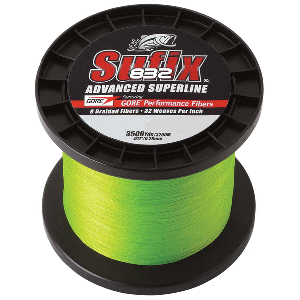 Sufix 832&reg; Advanced Superline&reg; Braid - 30lb - Neon Lime - 3500 yds CD-90873