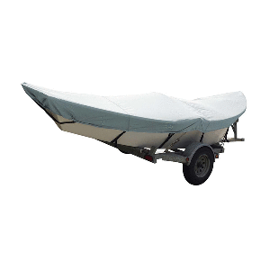 Carver Poly-Flex II Styled-to-Fit Boat Cover f/16&#39; Drift Boats - Grey CD-91077