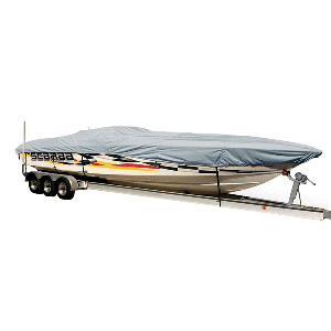 Carver Sun-DURA&reg; Styled-to-Fit Boat Cover f/25.5&#39; Performance Style Boats - Grey CD-91082