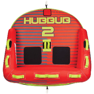 Full Throttle Hubbub 2 Towable Tube - 2 Rider - Red CD-91390