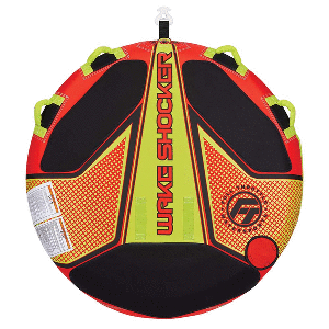 Full Throttle Wake Shocker Towable Tube - 2 Rider - Red CD-91393
