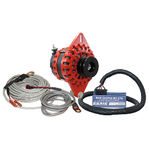 Balmar XT 250A Singleft Alternator, MC Regulator, T Sensors, Dualpul, Kit CD-91482