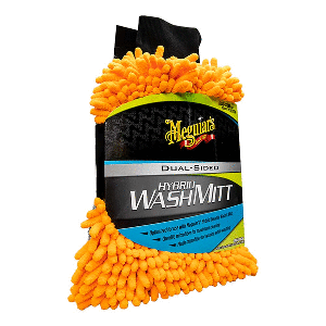 Meguiar&#39;s Hybrid Wash Mitt - Extremely Plush Microfiber Wash Mitt f/Gently Waxing While Washing CD-91487