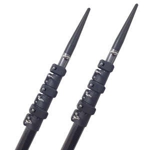 Lee&#39;s 16&#39; Telescopic Carbon Fiber Outrigger Poles Sleeved f/Rupp Bases CD-91500