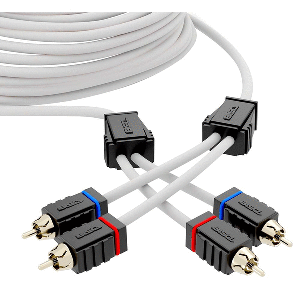 DS18 Marine Tinned OFC RCA Cable - 12&#39; CD-92053