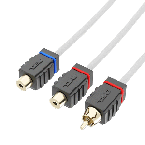 DS18 Marine Tinned OFC RCA Cable - 2 Female to 1 Male CD-92057