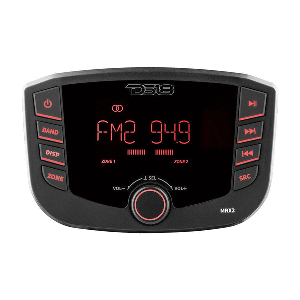 DS18 MRX2 Marine Stereo w/AM/FM/BT- 2 Zone CD-92078