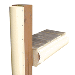 DOCK EDGE PILING BUMPER 6'  BEIGE ONE END CAPPED   Part Number: 1020SF