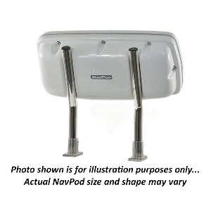 Navpod NavPod SystemPod Pre-Cut f/Garmin GPSMAP&reg; 923, 923xsv, 943 & 943xsv on Right & 2 Instruments (3.6&Prime; holes) f/9.5&Prime; Wide Guard - GP1080-35