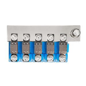 Victron Busbar to Connect 5 Mega Fuse Holders - Busbar Only Fuse Holders Sold Separately CD-92456