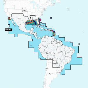 Navionics Platinum+ NPSA004L Mexico, Caribbean to Brazil CD-92651