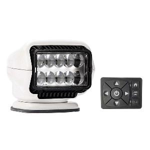 Golight Stryker ST Series Permanent Mount White 12V LED w/Hard Wired Dash Mount Remote CD-92700