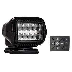 Golight Stryker ST Series Permanent Mount Black 12V LED w/Hard Wired Dash Mount Remote CD-92704