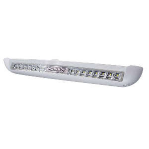 Lumitec Razor Light Bar - Flood - White Housing w/Inverted Logo Flush Mount CD-92808