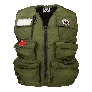 Mustang Fisherman Manual Inflatable Life Vest - Olive - Small CD-93007