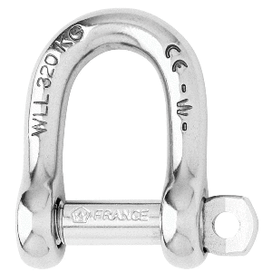 Wichard Self-Locking D Shackle - Diameter 8mm - 5/16