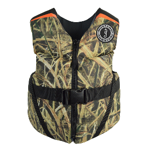Mustang Rev Youth Foam Vest - Camo Mossy Oak Shadow Grass Blades CD-93347