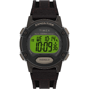 Timex Expedition Cat 5 - Brown Resin Case - Brown/Black Band CD-93381