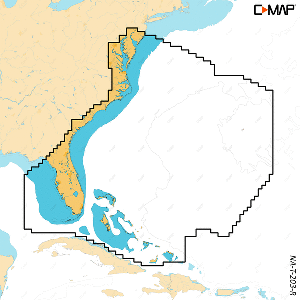 C-MAP REVEAL&trade; X - Chesapeake Bay to the Bahamas - M-NA-T-203-R-MS