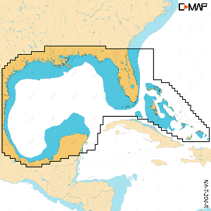 C-MAP REVEAL&trade; X - Gulf of Mexico & Bahamas - M-NA-T-204-R-MS