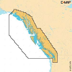 C-MAP REVEAL&trade; X - British Columbia & Puget Sound - M-NA-T-207-R-MS