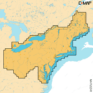 C-MAP REVEAL&trade; X - U.S. Lakes North East CD-93628