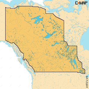 C-MAP REVEAL&trade; X - Canada Lake Insight West HD - M-NA-T-218-R-MS