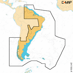 C-MAP REVEAL&trade; X - Gulf of Paria to Cape Horn - M-SA-T-501-R-MS