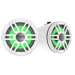 FUSION XS Series - 6.5&quot; Marine Wake Tower Speakers w/RGB - White CD-93758