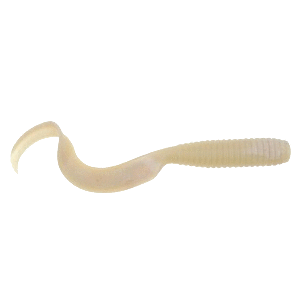 Berkley Gulp!&reg; Saltwater Grub - 5&quot; - White Glow CD-94602