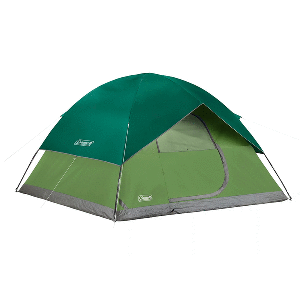 Coleman Sundome 6-Person Camping Tent - Spruce Green