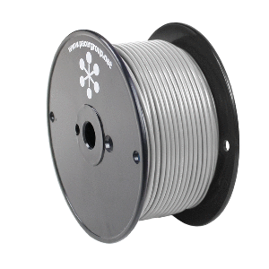 Pacer Grey 18 AWG Primary Wire - 250' 