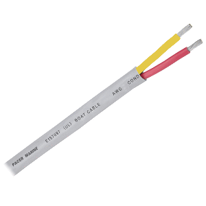 Pacer 14/2 AWG Round Safety Duplex Cable - Red/Yellow - 100' - WR14/2RYW-100