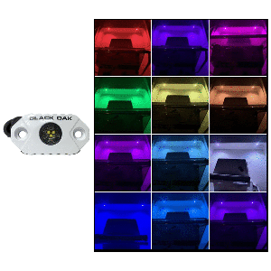 Black Oak Marine RGB Accent Light - White CD-95842